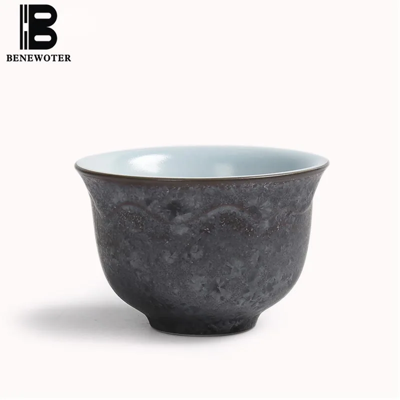 BENEWOTER Handmade Japan Ceramic Rough Pottery and Porcelain Teacup Kung Fu Tea Set Cup Drinkware Home Office Decor Ornament | Дом и сад