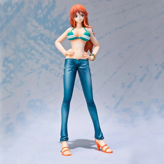 Cheap 15cm Pop Hot Sale One Piece New World Nami Action Figure 2 Years Later PVC Anime Figures Collectable Boxed Model Toy Gifts WX428