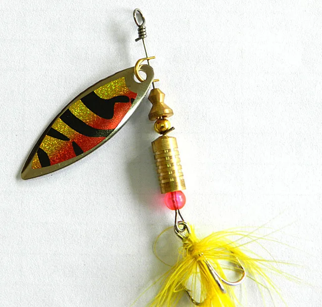 1 Piece 6g Upgraded Metal Spoon Lures with Feather Artificial Lure Spinner Jig Fake Bait for Sea River Lake Fishing Tackle | Спорт и