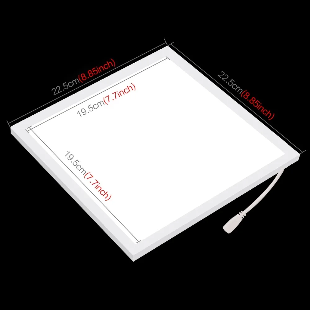  New Mini LED Photography Softbox/Shadowless Bottom Light Lamp Panel Pad 2 LED Panels lightbox Photo - 32976962926