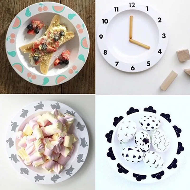

New High Quality Healthy Fashion Non-toxic Letters Plate Snacks Fruit Alphabet Plate Kid Baby Feeding Dinner Tableware#247757