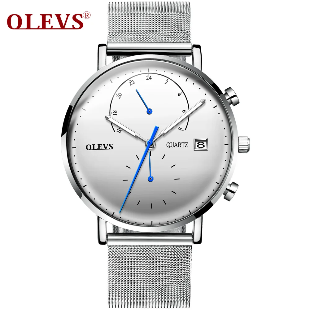 

OLEVS Watch Men Luxury Brand Sport Watch Waterproof Scratch-resistant Wristwatch Mens Steel Men's Quartz Watch 5571