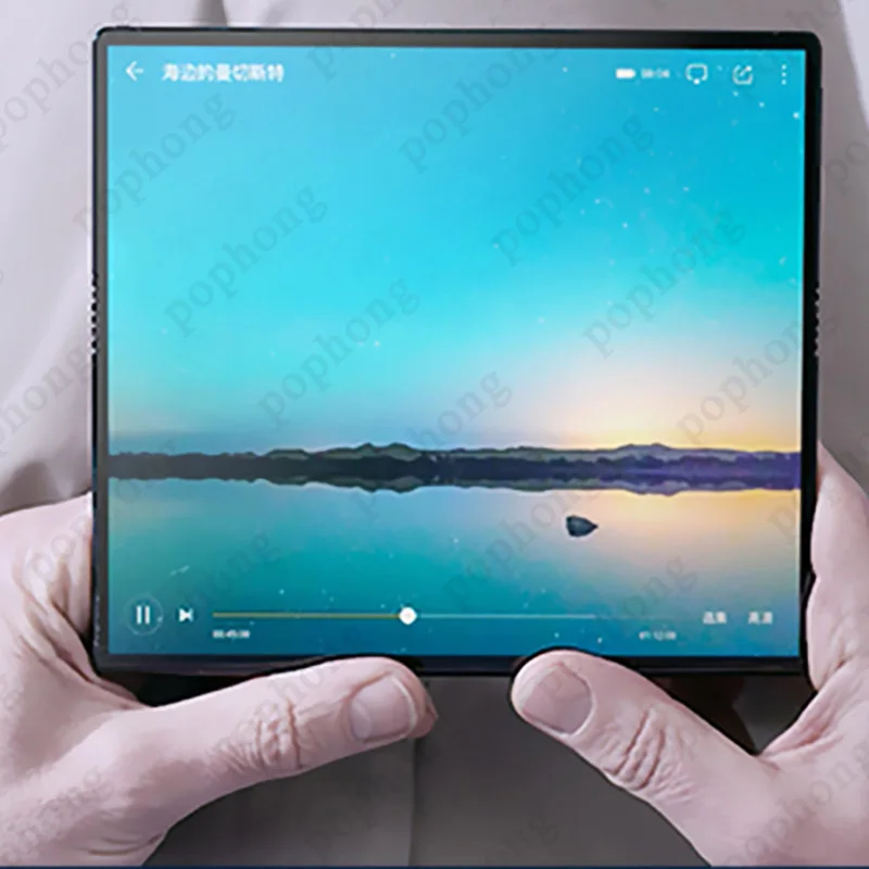 Оригинальный телефон Huawei Mate X со складным экраном фотосессия с диагональю 980