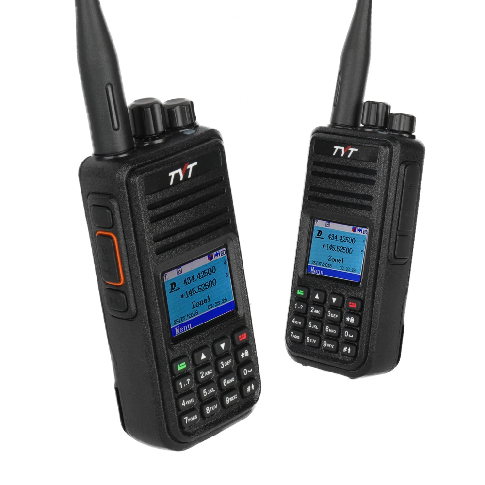 TYT обновленная версия MD-UV380 gps двухдиапазонный любительский DMR Tier II аналоговый двухсторонний цифровой радиоприемник 136-174 МГц/400-480 МГц Ручной