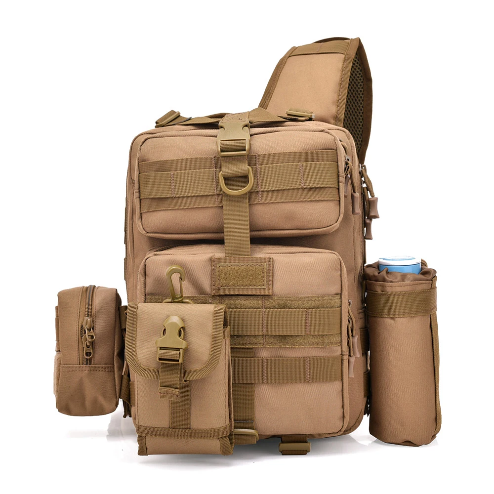 Outdoor Tactical Bag Oxford Military Shoulder Backpack Camping Hiking assault Bags Camouflage Hunting Backpack Utility Below 20L