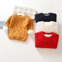 Флисовая детская одежда весенний Детский свитер вязаный Однотонный свитер с капюшоном для маленьких мальчиков и девочек пуловер ручной работы для малышей Кардиган, одежда