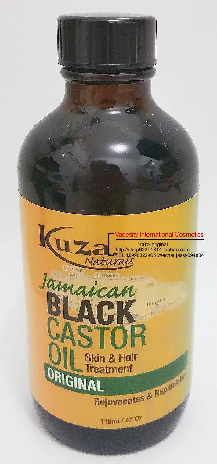 Kuza Ямайское черное касторовое масло 4 унций