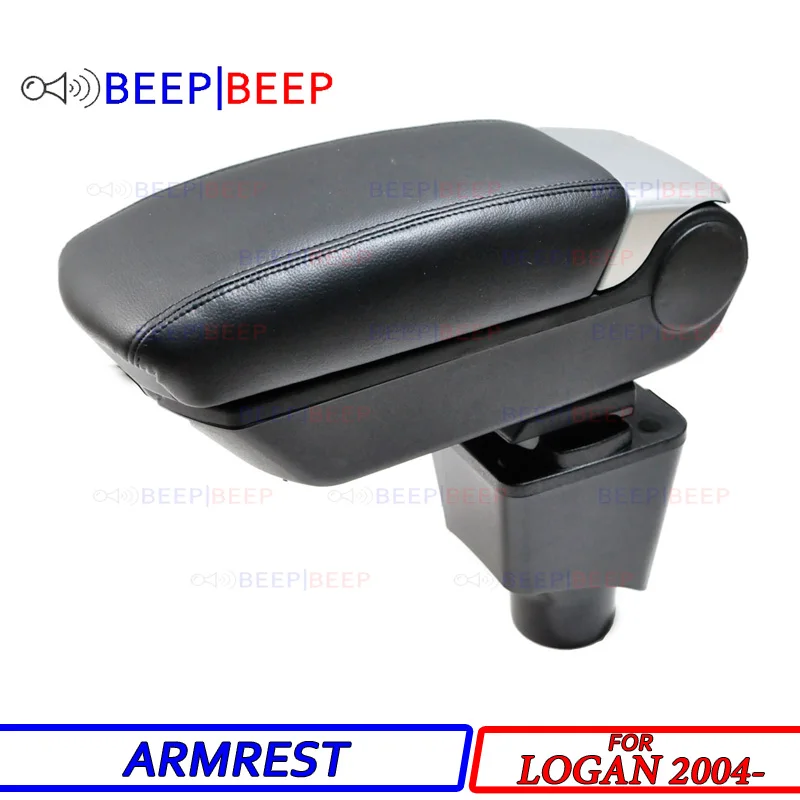 

Car Armrest For Renault Logan 2004- centre console storage box arm rest rotatable car styling interior decoration