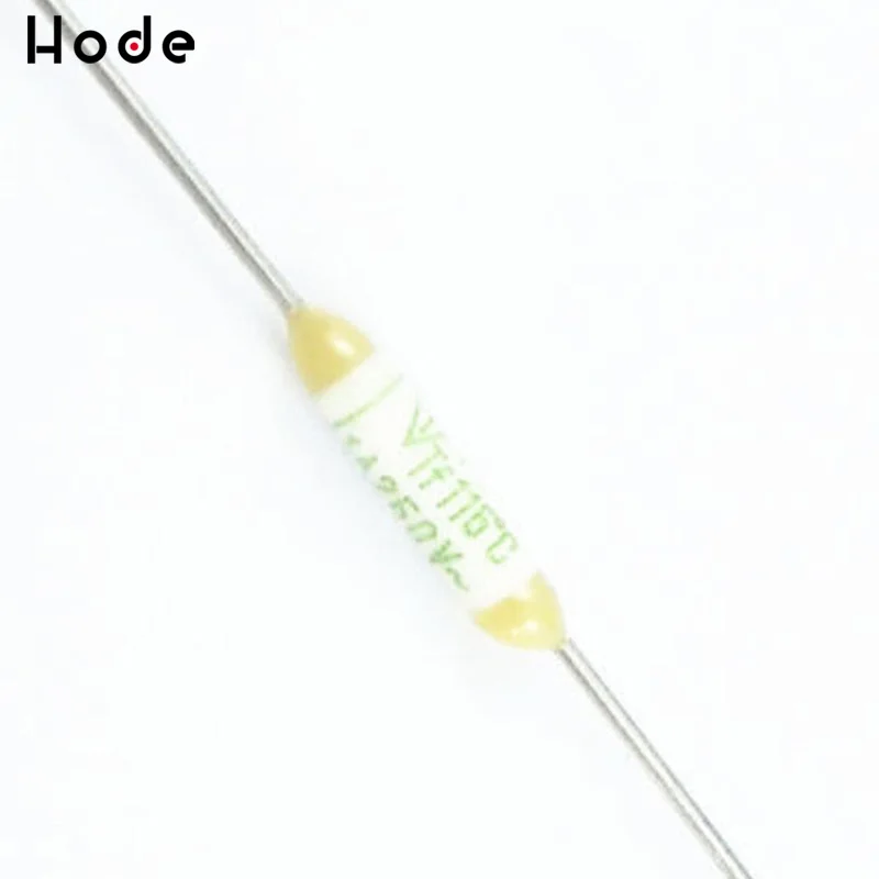 10PCS Fuji Microtemp Thermal Fuse 115c Cutoff 1A 250V NEW