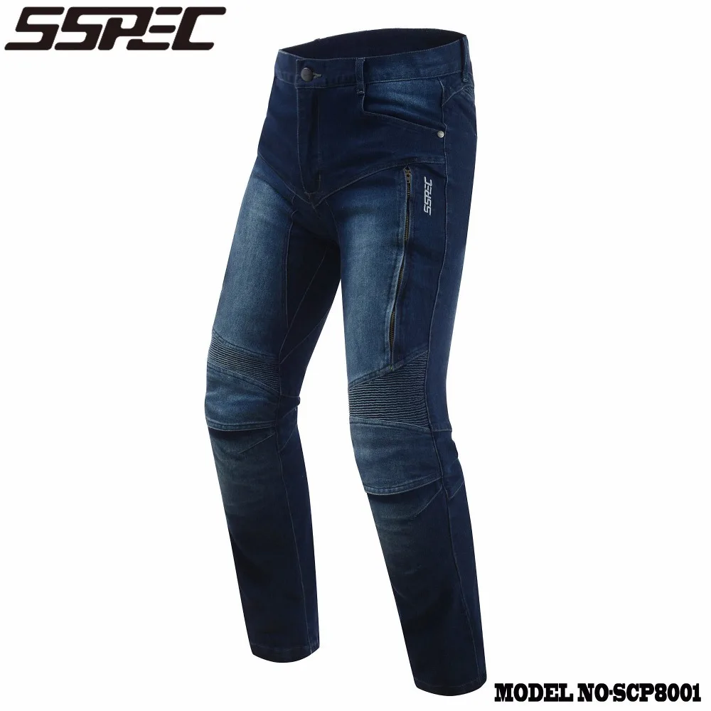 

2019 New Men's Fashionable Comfort Jeans Motorcycle Locomotive Breathable Racing Pants Drop Protection
