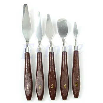 

5Pcs/set Artist Painting Palette Knife Spatula Paint Art for Thick Paint Application