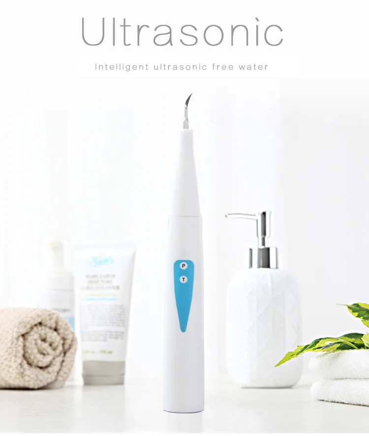 Inteligente a Água Dental Ultrasonic Scaler Waterless Livre Dente Pega Tártaro Removedor Dente Ferramentas Limpas 6 Scaler ultrassônico inteligente waterless dental, ferramentas limpas