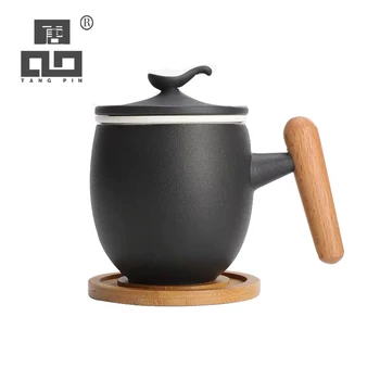 

TANGPIN ceramic tea mugs with filters porcelain coffee cup tea cup 500ml