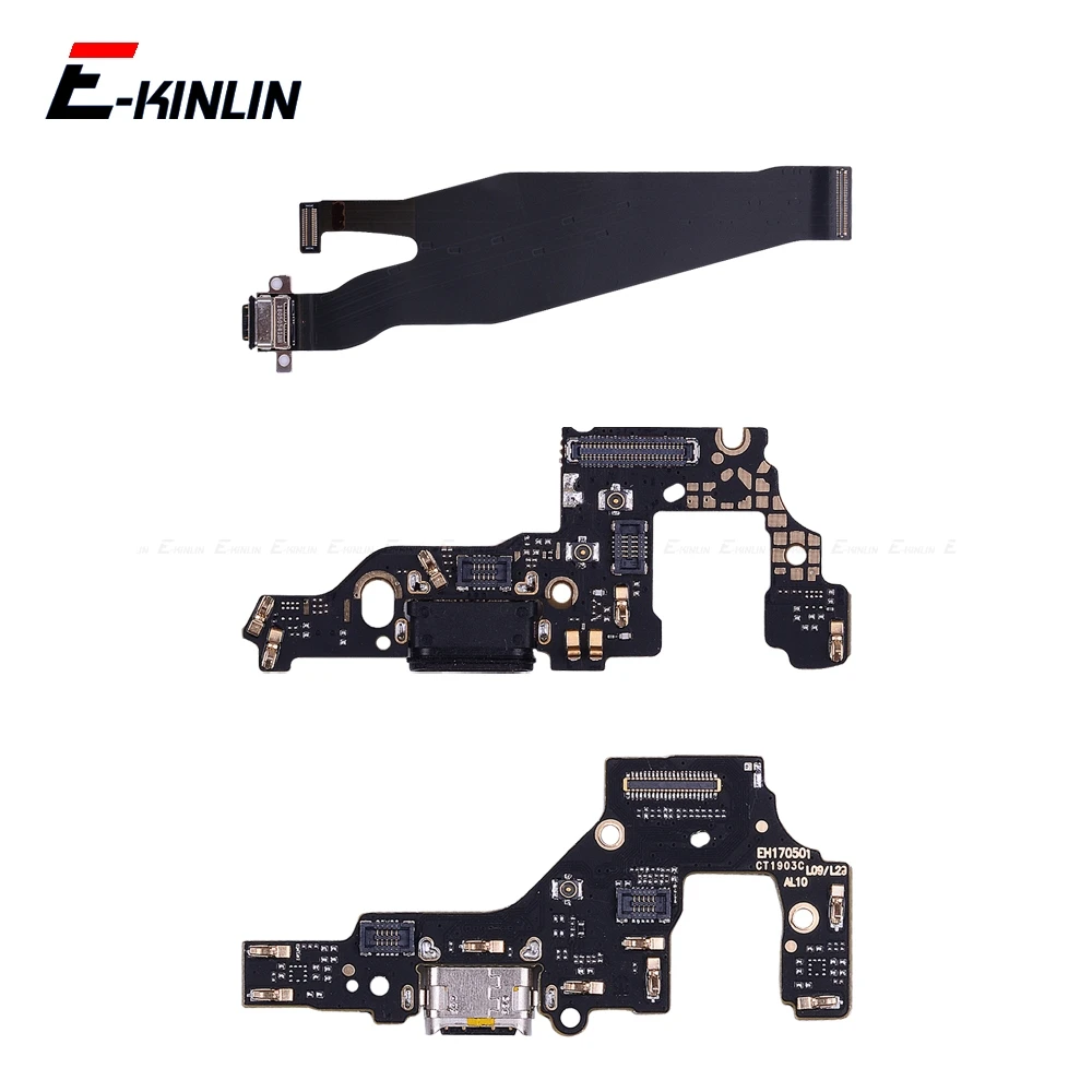 

Power Charger Dock USB Charging Port Plug Board Microphone Mic Flex Cable For HuaWei P30 P20 Pro P10 P9 Plus Mini P8 Lite 2017