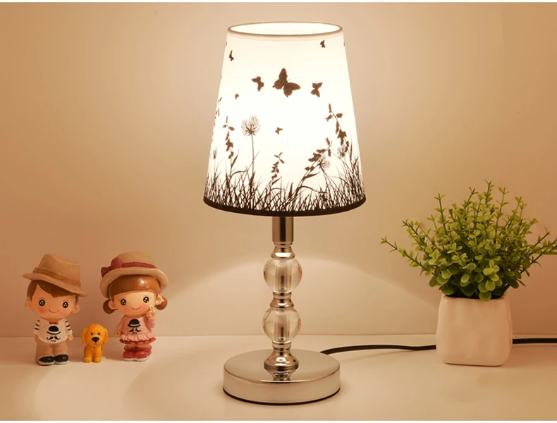 Candeeiros de Mesa Conduziu a Lâmpada de Cabeceira Lâmpada de Mesa Luzes da Sala Plugue da ue Luz do Livro Cristal Nordic Quarto Estudo Vaidade Mesa E27 13 Candeeiros de mesa cristal conduziu a lâmpada