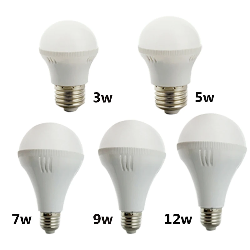 Wholesale Price E27 3W 5W 7W 9W 12W 15W 220V LED Bulb Lamp Warm Cold White CE FCC Light Spotlight Free Ship | Освещение