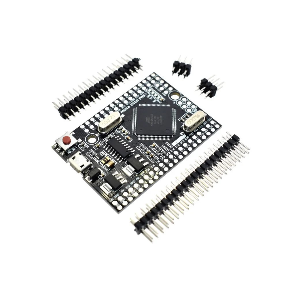 Mega 2560 PRO MINI 5V(встраивание) CH340G/ATmega2560-16AU с наконечниками, совместимыми с Arduino Mega 2560