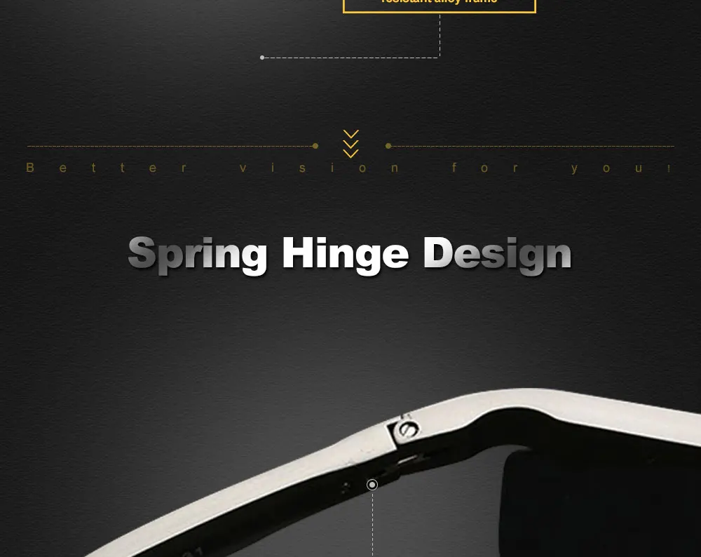 VEGA Eyewear Black Polarized Sunglasses Sport Driver Fishing Men Male Aluminum Sunglass 3 (2)