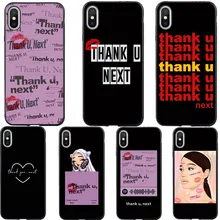 AG Ariana Grande Thank U Next розовые мягкие чехлы для телефонов из ТПУ, чехол для iPhone XS MAX X XR 6s 7 8 Plus 6s Plus 5S SE Радужный подсластитель