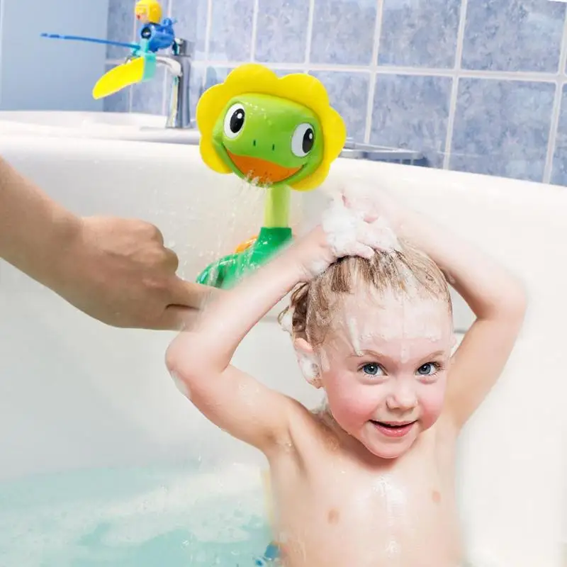 Детская мультяшная спринклерная водная игра ванна для купания для малышей игрушечная черепаха младенческий смеситель для душа пляжная детская ванная черепаха спрей