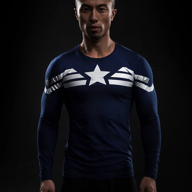 avengers canada clothing Long : Captain shirts Sleeve America T Buy Aliexpress.com