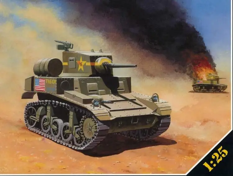 

3D Paper Model DIY Of M3A1 Stuart Tank