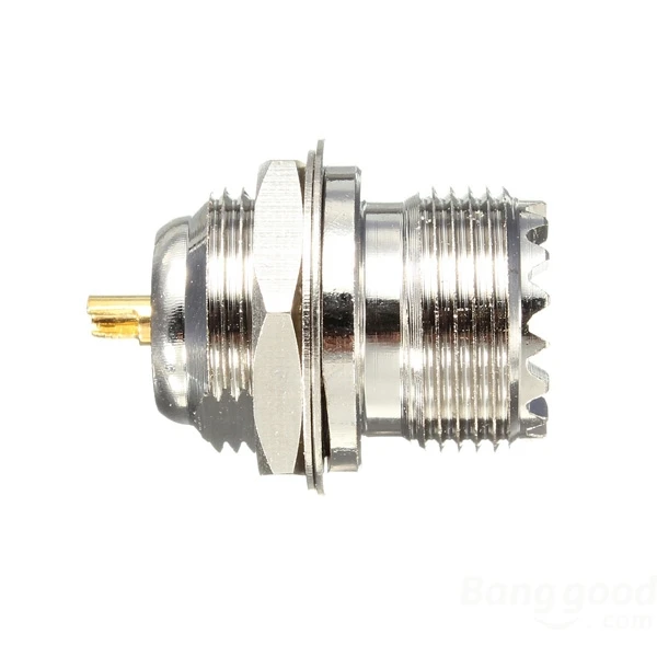 bargainium UHF Female SO239 Jack Bulkhead Solder Panel Mount Straight Connector | Обустройство дома