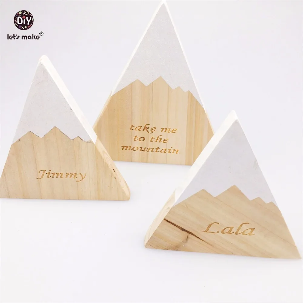 

Let's Make Rural Wooden Hill Set Of Ornaments Toy Children Toys Customizable Name Take Props Figurines&Miniatures Baby Teether