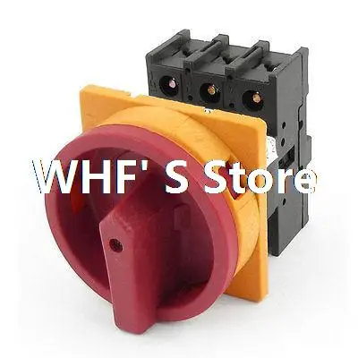 

Locking 6 Terminals ON/OFF Cam Combination Changeover Switch AC 380V 25A
