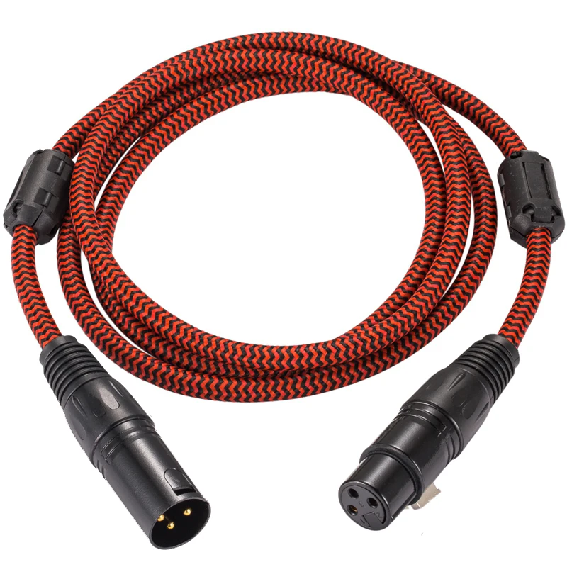 Millennialland 安い Xlr バランス延長オーディオケーブル Xlr 3 ピン男性女性にミキシングコ ンソールスピーカーマイクケーブル編組 1 メートル 2 5 8 通販 価格