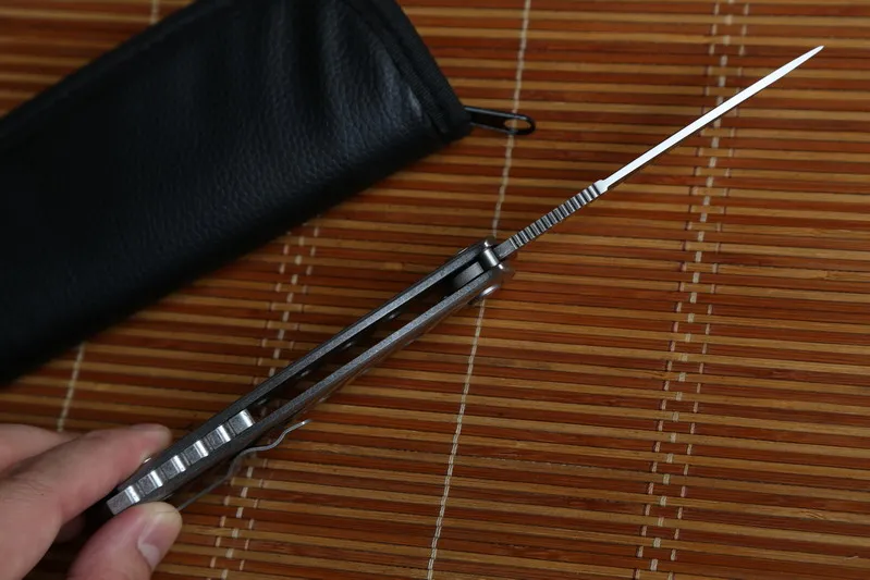 JUFULE OEM Dr. Death D2 лезвие со стальной ручкой шариковый подшипник складной универсальный EDC инструменты для кемпинга карманный тактический нож для выживания