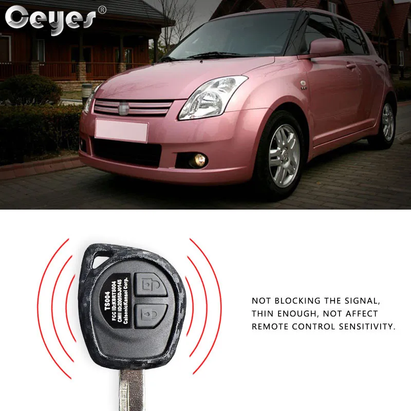 Carbon fiber key cover for SUZUKI (4)