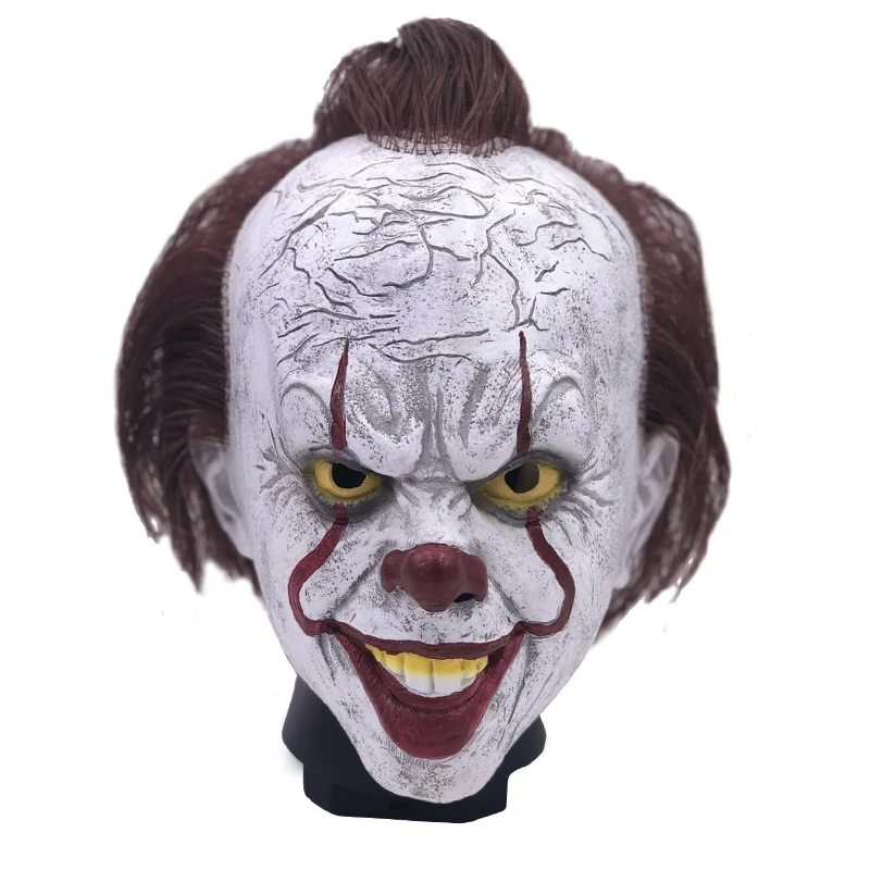 

Stephen King's It Mask Pennywise Horror Clown Joker Mask Clown Mask Halloween Cosplay Costume Props Free Shipping