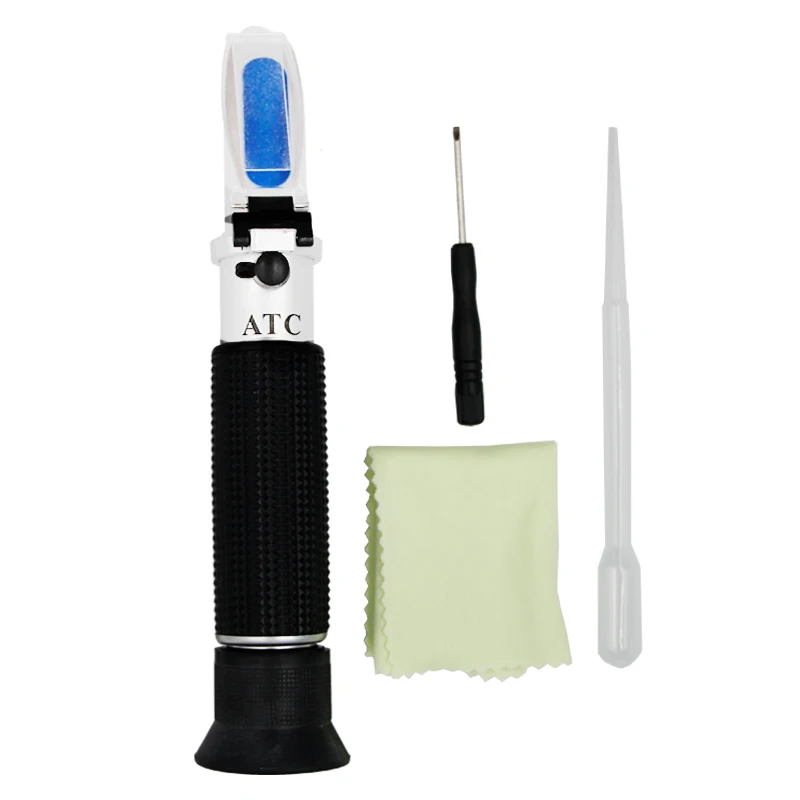 

Handheld refractometer optical alcohol concentration meter ethanol concentration measuring instrument range 0-80%
