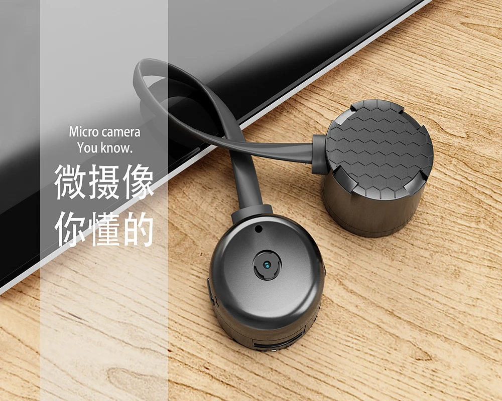 

Mini Camera HD 720P Pet Camcorder and Video Recorder with Motion Detective for Home Surveillance A11 with 200mA Black no wifi