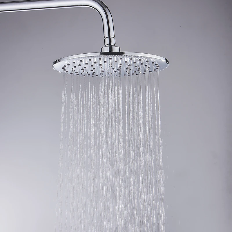 JIKU, 3 режима, АБС-пластик, душевая головка для ванной, большая панель, круглая, хромированная, дождевая насадка, водосберегающая, классический дизайн, G1/2, дождевая насадка для душа