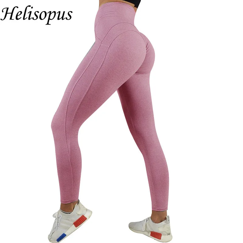 

Sexy Yoga Pants Push Up Leggings Sport Women Fitness High Waist Gym Leggings Pink Black Gray Leggings for Women Fitness
