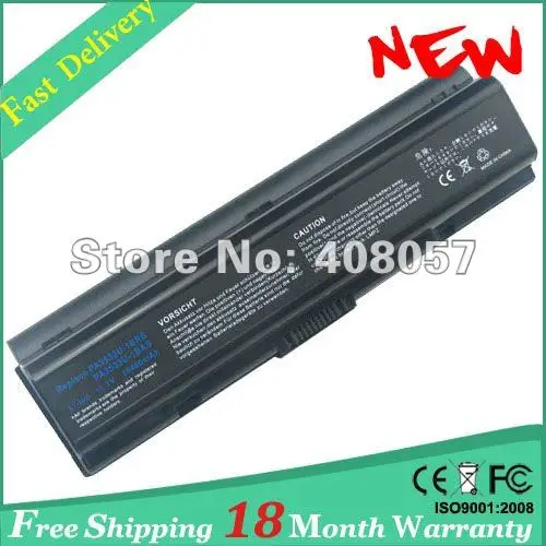 12 ячеек 10400MAh Аккумулятор для ноутбука Toshiba PA3534U-1BAS PA3534U-1BRS Satellite A210 A505 L202 L300 A300 L300D