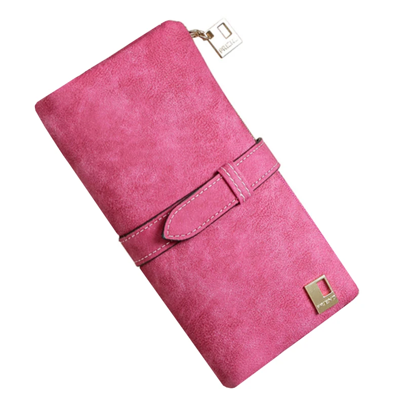 

Fashion Luxury Brand Women Wallets Matte Leather Wallet Female Coin Purse Wallet Women Card Holder Wristlet Money Bag Small Bag