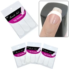 Aliexpress 10 Packs DIY French Manicure Nail Art Decorations Round Form Fringe Guides Sticker Stencil NA103