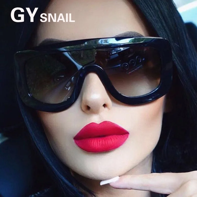 GYsnai kim kardashian Sunglasses women's Oversized Sun Glasses For