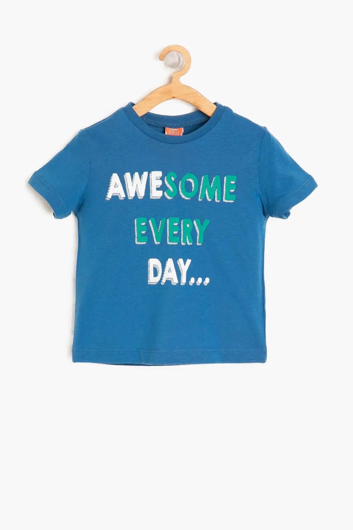 Koton kids Saks/синяя футболка для маленьких мальчиков|Футболки| |