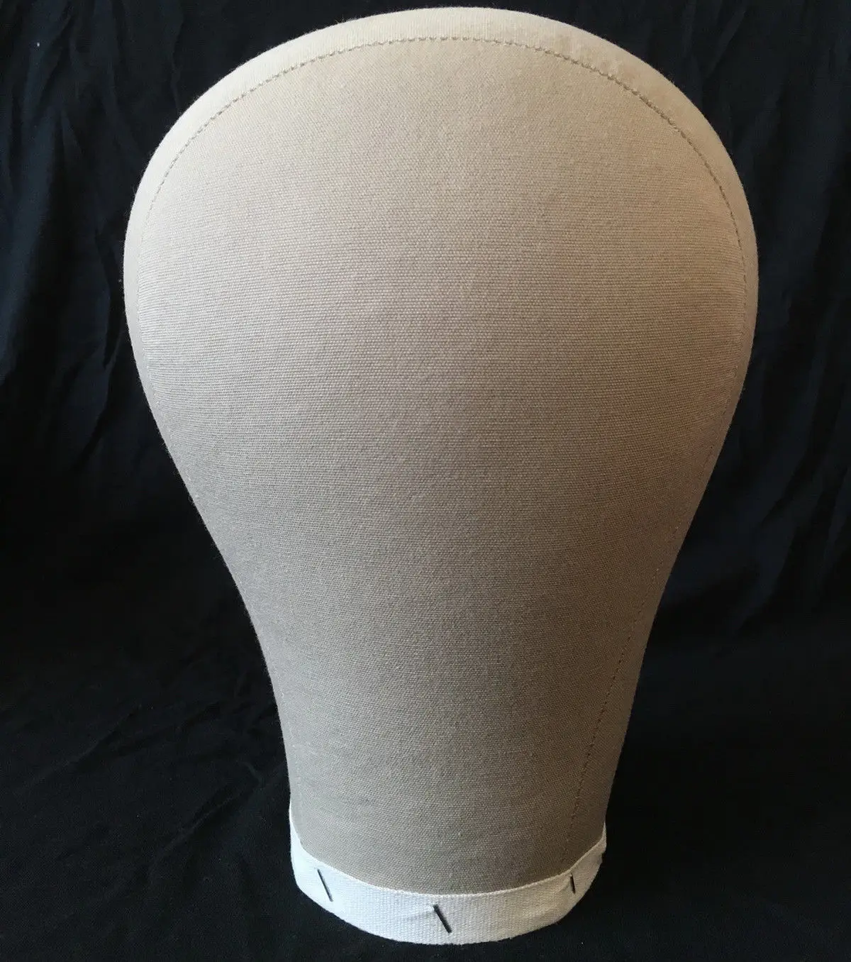 USA 21-24'' Canvas Head Wig Making Mannequin Model Block Head t Cap Hat Display Stand