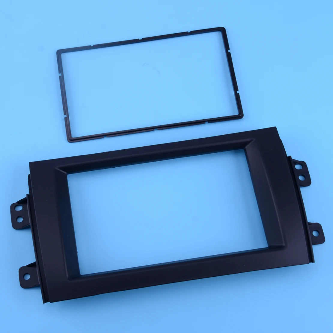 

DWCX Car Double Din Stereo Radio Fascia Board Face Plate Frame Panel Trim Dash Kit Fit for Suzuki SX4 Dashboard Replacement
