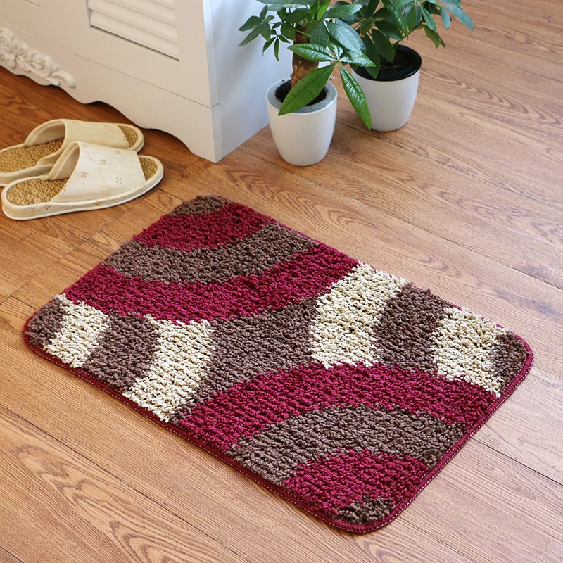 Dust Proof Welcome Door Mats Absorbent Non-slip Bathroom Carpet Hallway Floor Door Mats Kitchen Mats Bedroom Living Room Rug