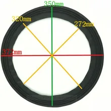10 шт./лот 15 дюймов 3 линии ткани(ткань) ремонт сабвуфера/бас динамик окружает