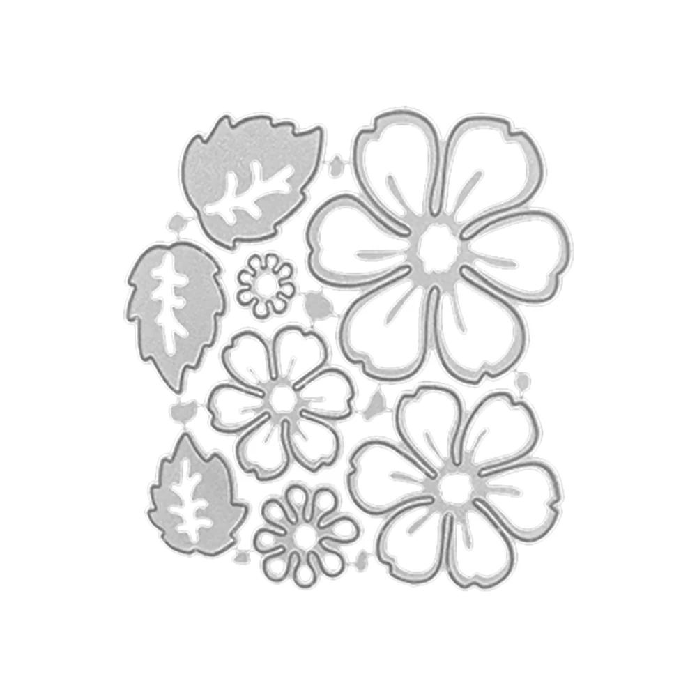 

Hemere Flower Leaf Frame Stencil Metal Steel Cutting Dies DIY Scrapbooking Album Photo Card Making Handcrafs Embossing Dies