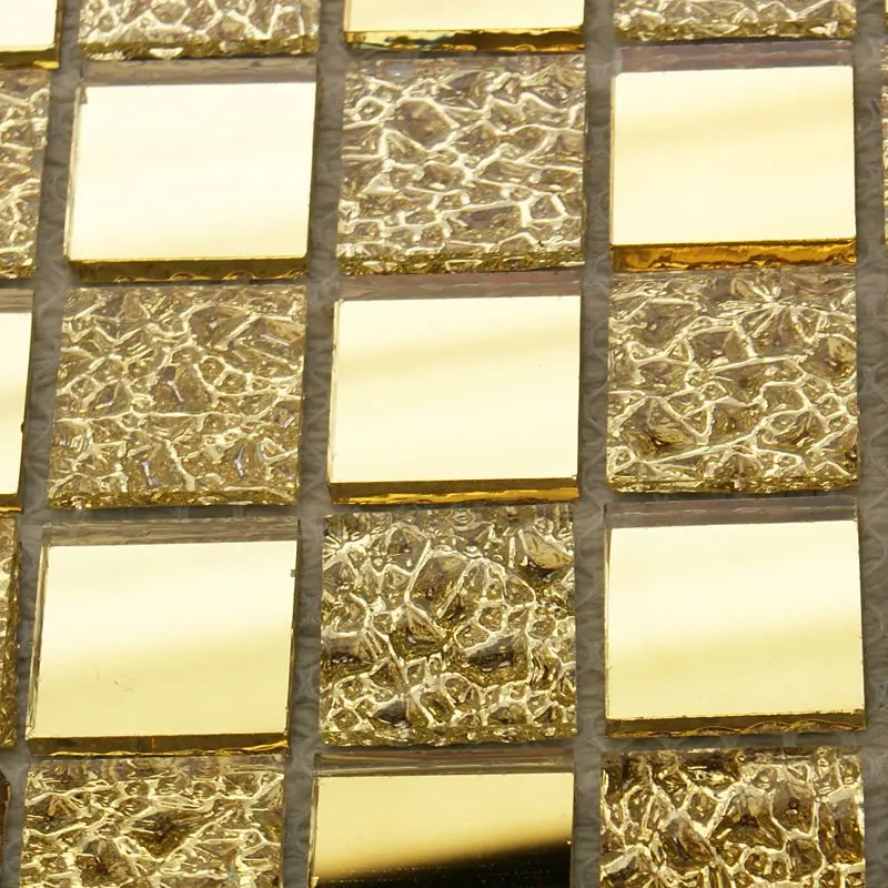 Gl Mirror Mosaic Tiles Sheets Mesh Mounted Square Tile Gl Mirror Mosaic Tiles Sheets Mesh