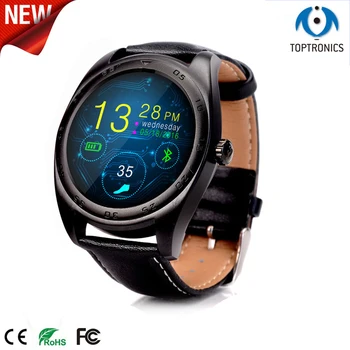 

Hot 2018 Smart Watches Men Sports Round Bluetooth Smartwatch For Android IOS Phone Heart Rate Monitor Wearable Devices Fashion