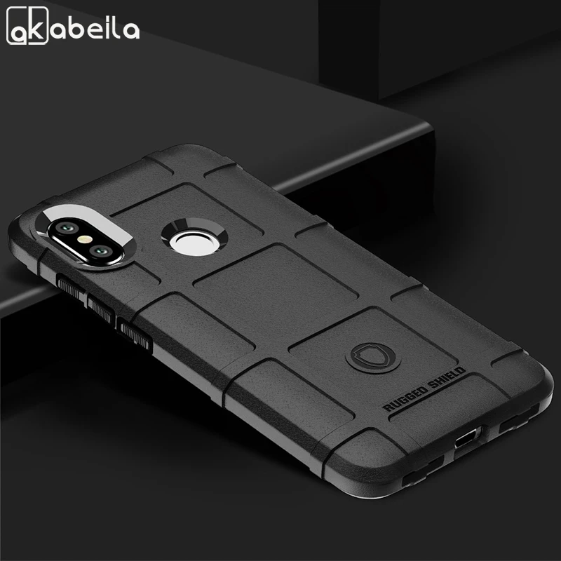 

AKABEILA For Xiaomi Redmi Note 6 Pro Case Soft Silicone Cover Xiomi Redmi Note6 Rugged Armor TPU Phone Cases Bags
